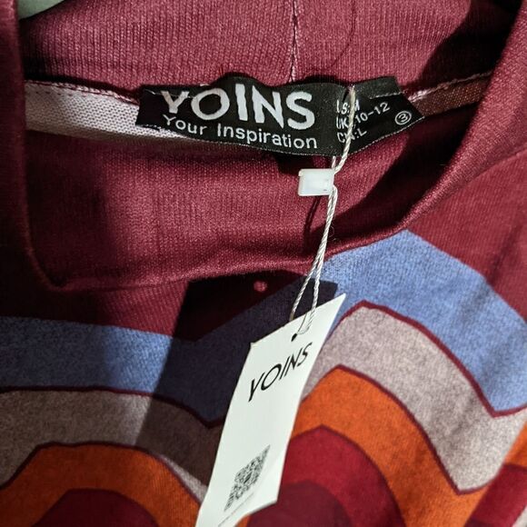 NWT Voins Color Blocked Chevron Top - Picture 5 of 5